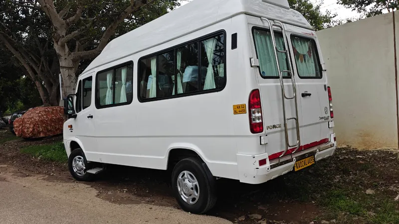 SGR Tempo Traveller — side view on highway
